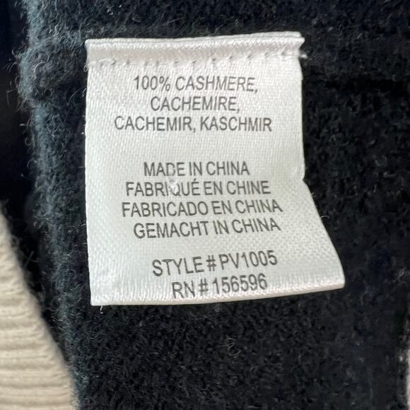 PRVLG Threads Of Privilege Black White Hoodie Cashmere Stars Pullover Medium M - Picture 10 of 11